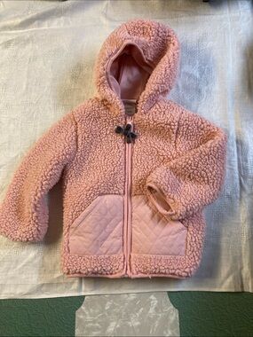 Pink Little Lass 24M Girls Fleece Jacket
